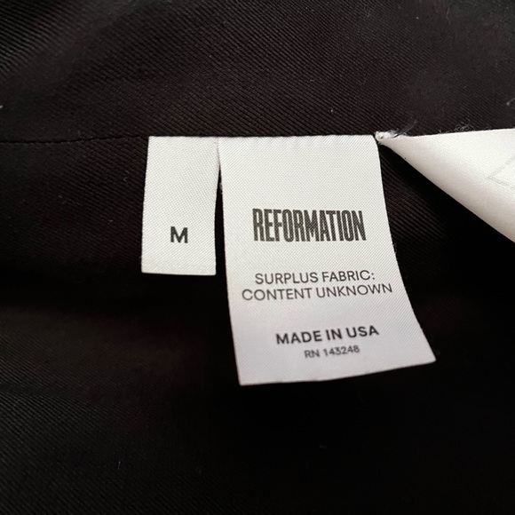 Reformation faux fur jacket like new - Picture 3 of 5